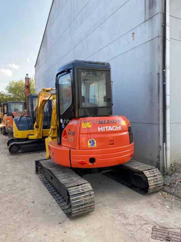HITACHI in voorraad Tweedehands Kleine hydraulische Crawler Excavator goede staat HITACHI ZX40U/Gebruikte mini-graver Japanse HITACHI ZX40U te koop