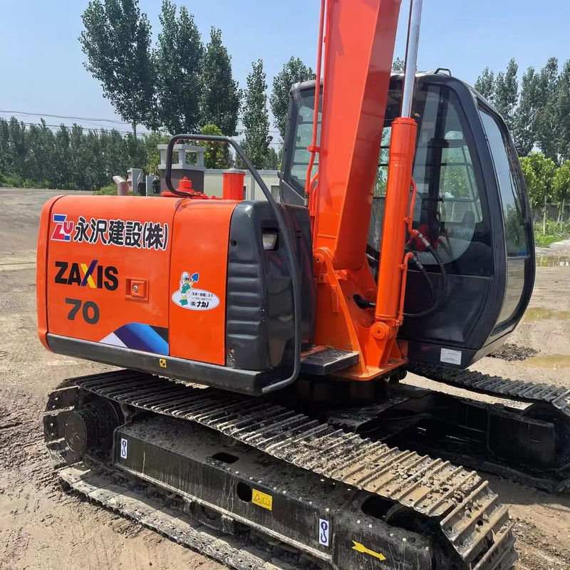 Tweedehands zaxis70 zaxis70 Hitachi zx70 Hitachi70 7 ton mini graafmachine te koop