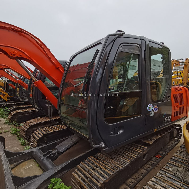 Hitachi in voorraad gebruikte Hitachi mini graafmachine zx60 Japan 2000 /Gebruikte mini graafmachine Hitachi ZX60 Goedkope prijs