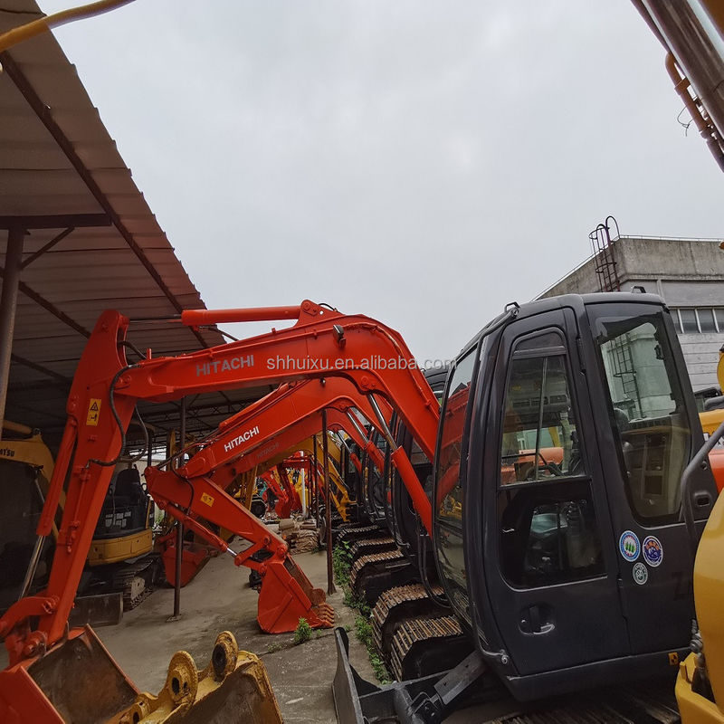 Hitachi in voorraad gebruikte Hitachi mini graafmachine zx60 Japan 2000 /Gebruikte mini graafmachine Hitachi ZX60 Goedkope prijs