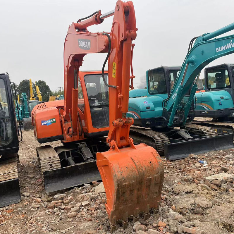 Goede prestaties graafmachine Doosan DX75 kleine graver gebruikte machines 6 ton graaf verkoop voor mini de beste graafmachine
