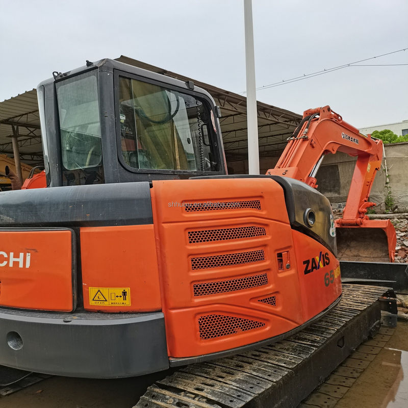 Hitachi in voorraad Leuke kwaliteit Hitachi ZX65 Tweedehands hydraulische kruipergraver/Gebruikte minigraver Hitachi ZX65 Goedkope prijs