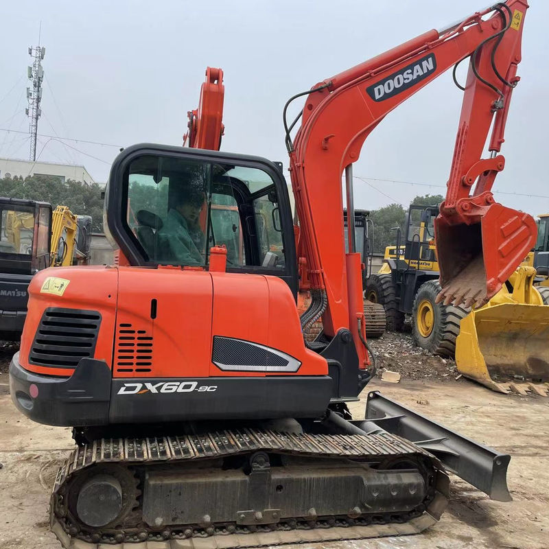 Verkoop van mini-graafmachines voor Doosan DX60 mini-gebruikte mini-graafmachines