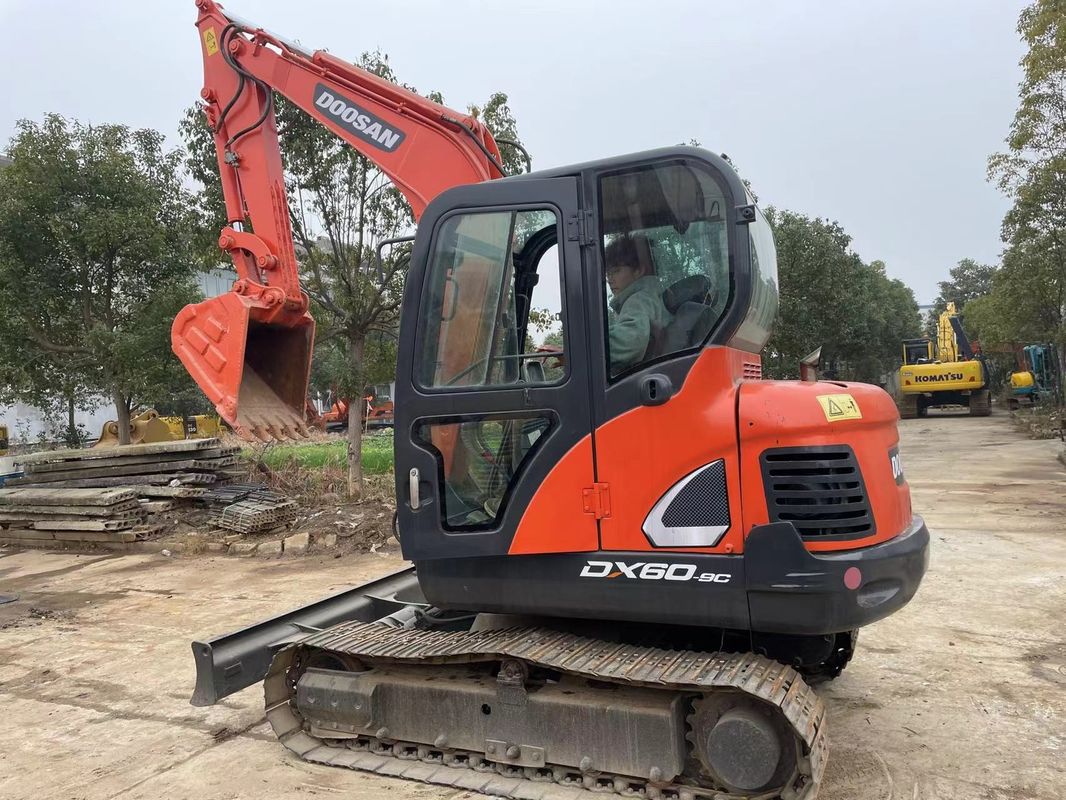 Verkoop van mini-graafmachines voor Doosan DX60 mini-gebruikte mini-graafmachines
