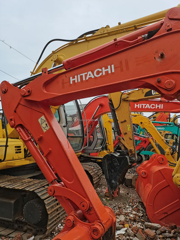 Hitachi in voorraad Leuke kwaliteit Hitachi ZX65 Tweedehands hydraulische kruipergraver/Gebruikte minigraver Hitachi ZX65 Goedkope prijs