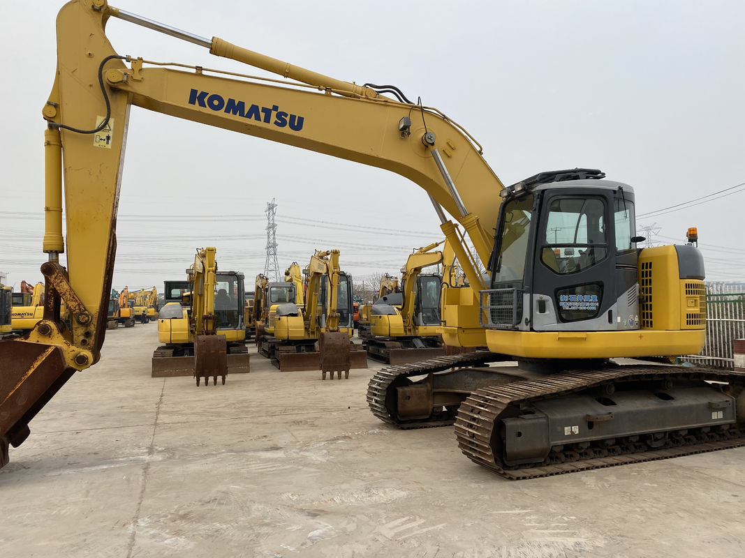 Komatsu Gebruikte graafmachine KOMATSU PC228US Japanse oorsprong/tweedehands hydraulische kruipergraver van goede kwaliteit Komatsu-graver