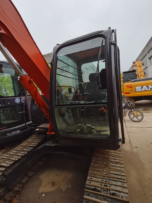 Hitachi in voorraad Goede staat Hitachi ZX70 tweedehands hydraulische graafmachine / Gebruikte mini graver Hitachi ZX70 Goedkope prijs