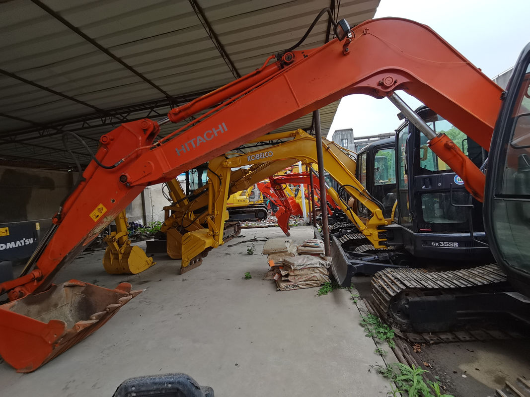 Hitachi in voorraad Goede staat Hitachi ZX70 tweedehands hydraulische graafmachine / Gebruikte mini graver Hitachi ZX70 Goedkope prijs