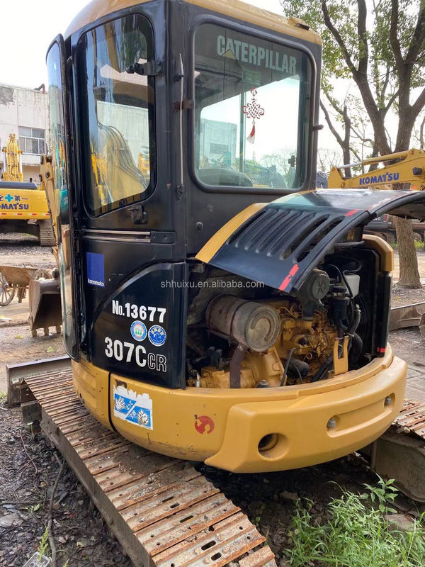 Japanse oorsprong Tweedehands goede kwaliteit hydraulische kruipgraver CAT307C 7T/gebruikte mini Digger CAT307C goedkope prijs