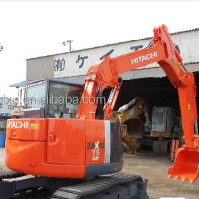 Hitachi Warme verkoop Gebruikte mini graafmachine Hitachi ZX75 goedkope prijs Leuke kwaliteit Tweedehands hydraulische graafmachine