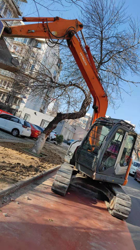 Hitachi Warme verkoop Gebruikte mini graafmachine Hitachi ZX75 goedkope prijs Leuke kwaliteit Tweedehands hydraulische graafmachine