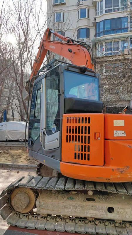 Hitachi Warme verkoop Gebruikte mini graafmachine Hitachi ZX75 goedkope prijs Leuke kwaliteit Tweedehands hydraulische graafmachine