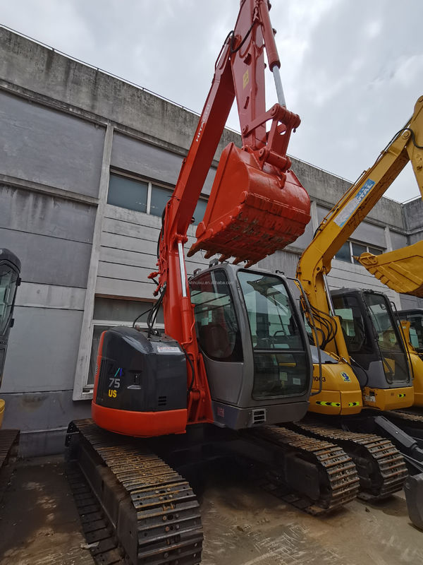 Hitachi warmverkoop tweedehands Hitachi 75US hydraulische kruiper graafmachine Japanse oorsprong gebruikte mini-graver mooie kwaliteit Goedkope prijs