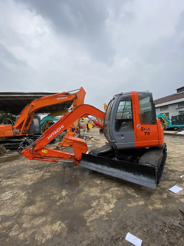Hitachi warmverkoop tweedehands Hitachi 75US hydraulische kruiper graafmachine Japanse oorsprong gebruikte mini-graver mooie kwaliteit Goedkope prijs