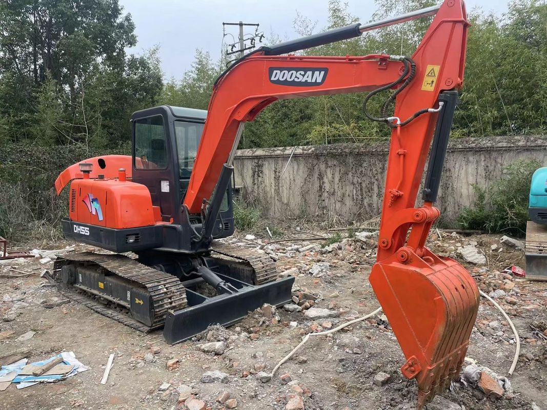 originele verf gebruikte mini-graver doosan55/tweedehands doosan55 goedkope prijs te koop