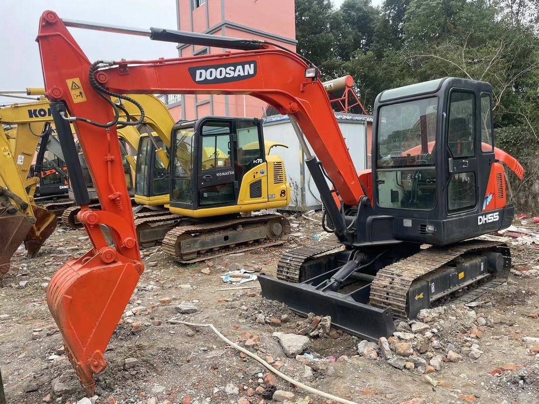 originele verf gebruikte mini-graver doosan55/tweedehands doosan55 goedkope prijs te koop