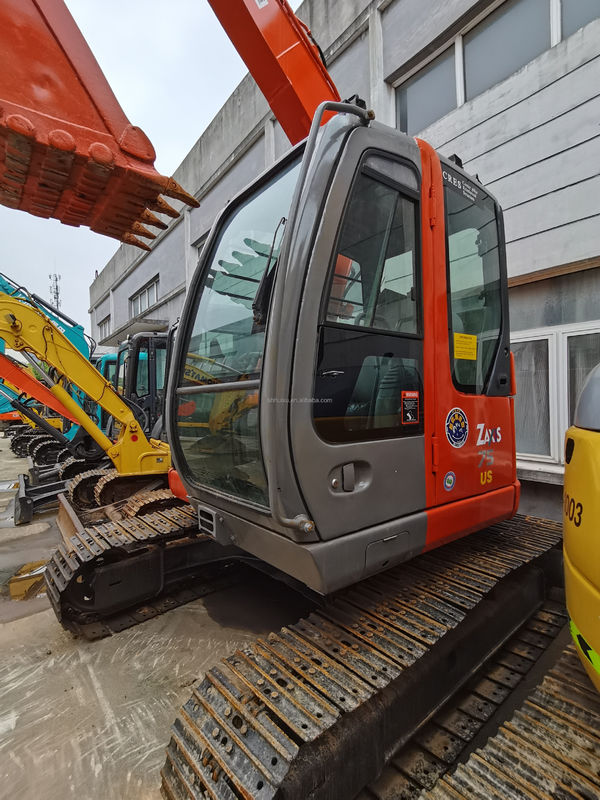 Hitachi warmverkoop tweedehands Hitachi 75US hydraulische kruiper graafmachine Japanse oorsprong gebruikte mini-graver mooie kwaliteit Goedkope prijs