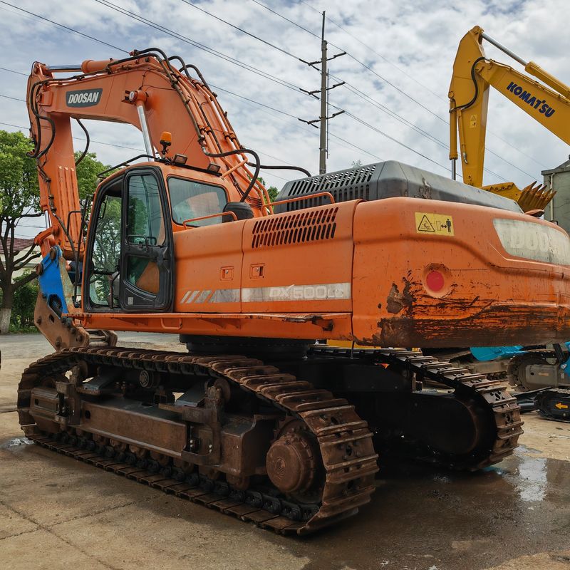 Uitstekende kwaliteit Tweedehands hydraulische kruipgraver DOOSAN DH500/gebruikte doosan dh 500 te koop