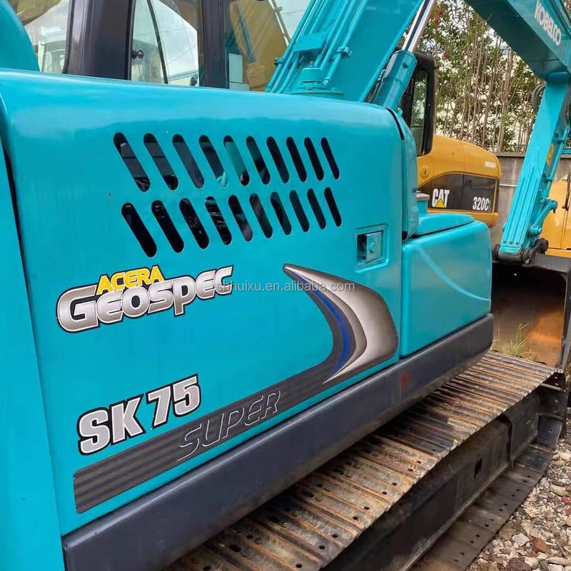 7.5 ton Japan Gebruikte Kobelco graafmachine Tweedehands Kobelco 75 Graafmachine