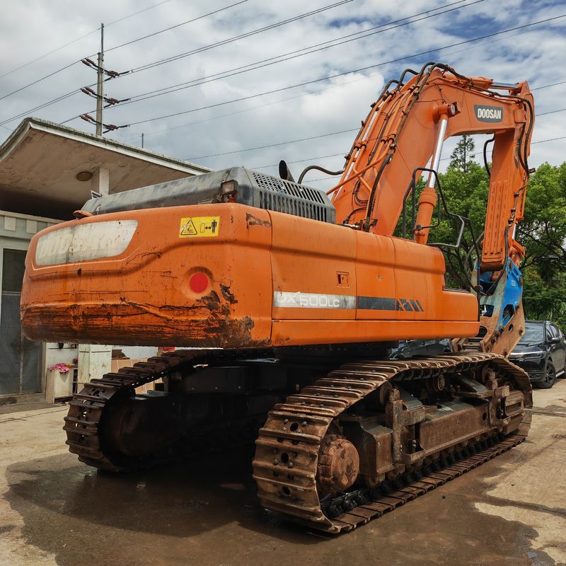 Uitstekende kwaliteit Tweedehands hydraulische kruipgraver DOOSAN DH500/gebruikte doosan dh 500 te koop