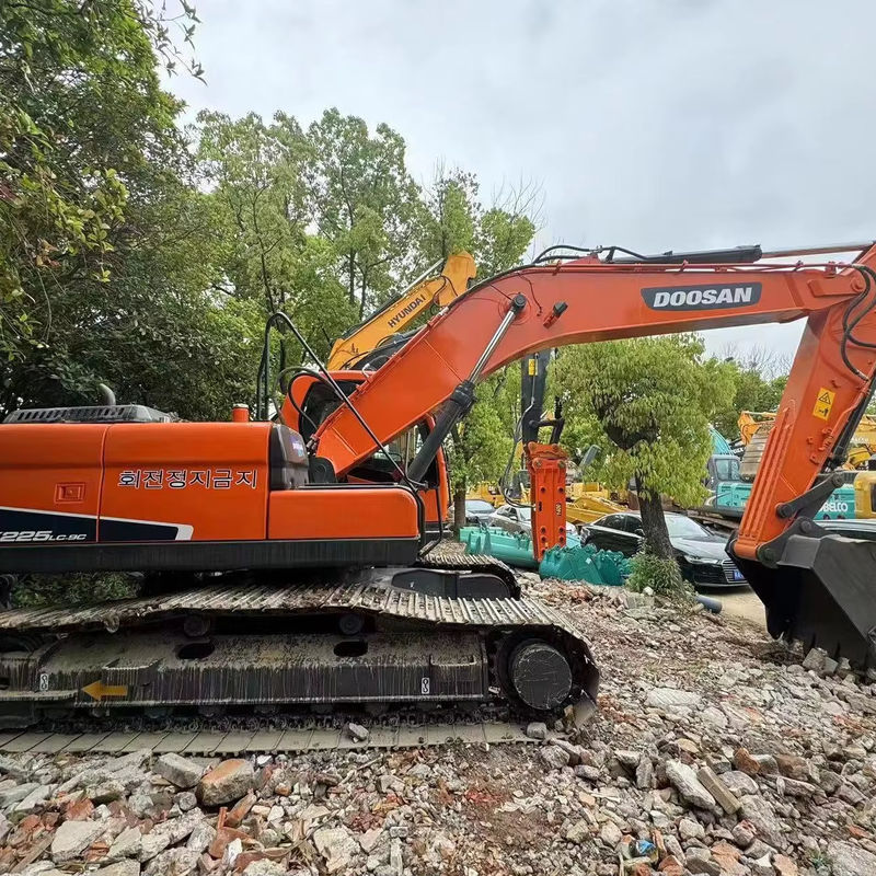 Gebruikte graafmachine doosan dh225 te koop /laag werktijdgebruikte doosan dh225 in China Shanghai