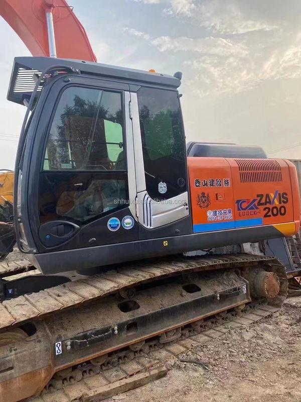 Hitachi in voorraad Hitachi ZX200-3 tweedehands Hydraulische graafmachine in goede staat/gebruikte graafmachine Hitachi ZX200-3 Goedkope prijs