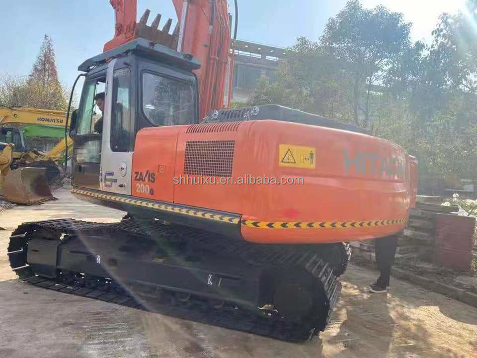 Hitachi in voorraad Goede staat Hitachi ZX200-5 tweedehands Hydraulische graafmachine/gebruikte graafmachine Hitachi ZX200-5 Goedkope prijs
