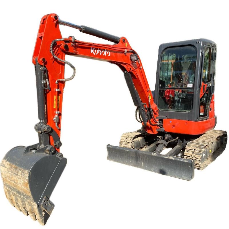 Japanse kwaliteit gebruikte graafmachine Kubota 161 kleine 6,1 ton mini tweedehands kruipergraafmachine