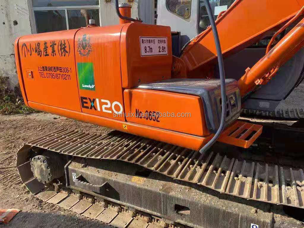 Hitachi in voorraad Bestverkopende Hitachi EX120 tweedehands Hydraulische graafmachine/gebruikte graafmachine Hitachi EX120 Goedkope prijs