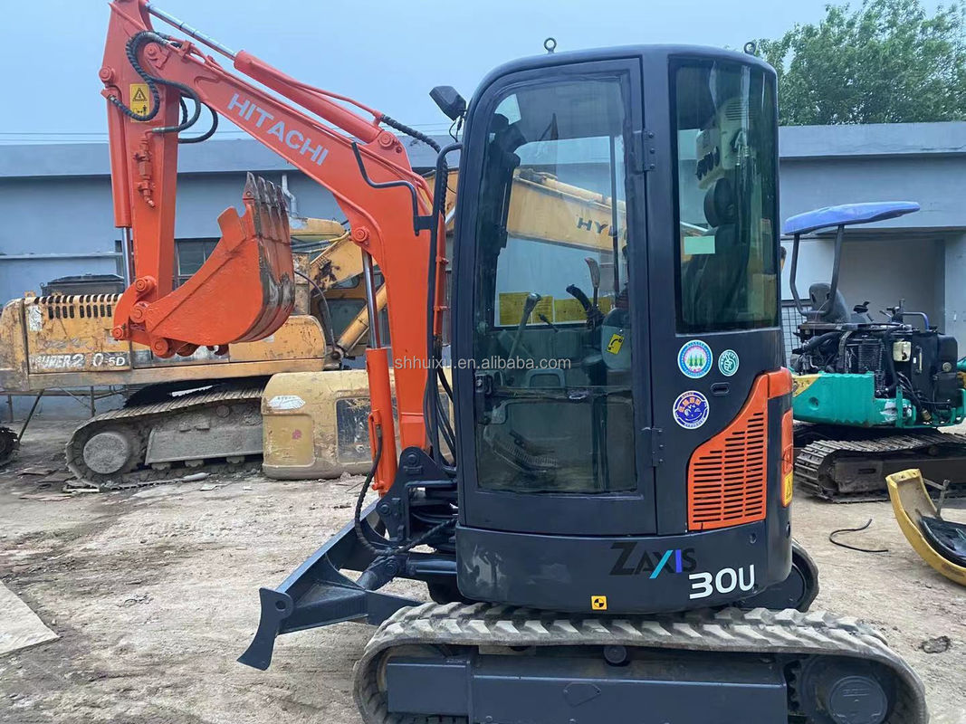 Hitachi warmverkoop Leuke kwaliteit Hitachi ZX30U tweedehands hydraulische kruipergraver / Gebruikte mini-graver Hitachi ZX30U Goedkope prijs