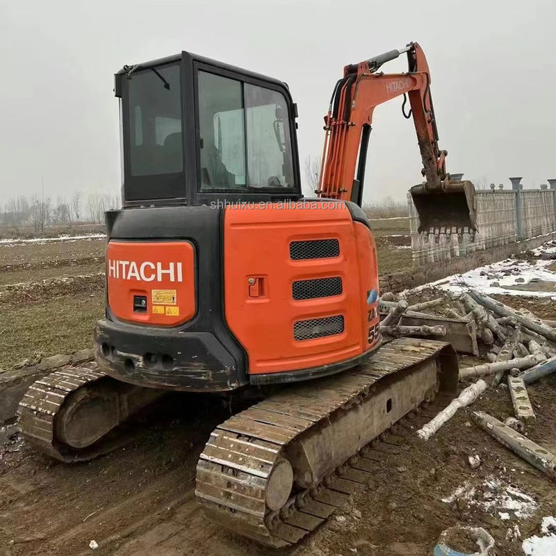 Hitachi Warme verkoop Gebruikte mini graafmachine Hitachi ZX55U Goedkope prijs/leuke kwaliteit Hitachi ZX55U Tweedehands hydraulische kruipgraver