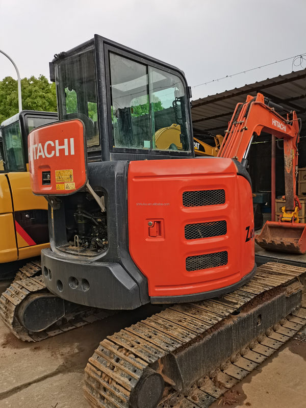 Hitachi in voorraad Uitstekende kwaliteit Hitachi ZX55U Tweedehands hydraulische kruipergraver/gebruikte minigraver Hitachi ZX55U Goedkope prijs