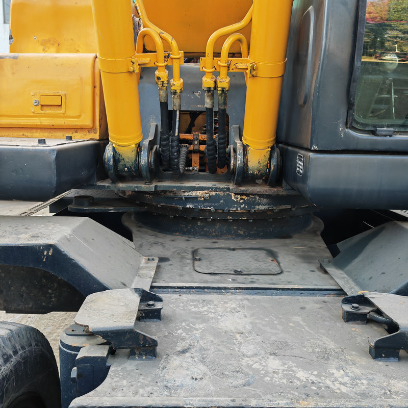 Gebruikt wiel Hyundai 210-7 graafmachine Hoog graafvermogen Originele motor Hyundai wielgraafmachine