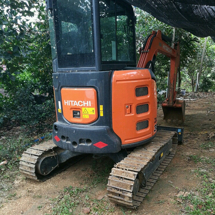 gebruikte Hitachi zx35 crawler graafmachine 3,5 ton mini zx35u graafmachine met toebehoren hydraulische zx35u-3