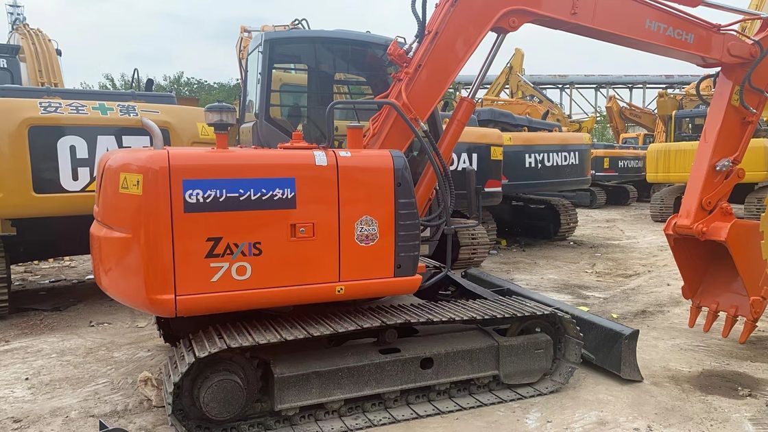 Hitachi gebruikt ZX70 kruiper graafmachine, Hitachi Zaxis 70 lage prijs te koop in Shanghai China
