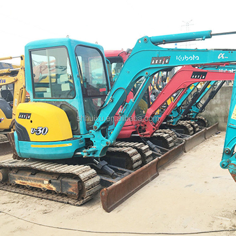 Tweedehands hydraulische kruiper graafmachine Kubota30 Hoogwaardige/gebruikte mini graafmachine Kubota30 Japanse oorsprong goedkope prijs
