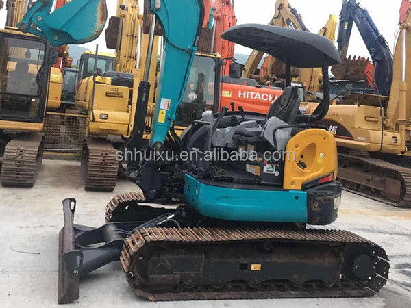 Gebruikte mini graafmachine Kubota55 Japanse oorsprong goedkope prijs/tweedehands hydraulische kruipmachine Graafmachine Kubota55 Hoogwaardige kwaliteit