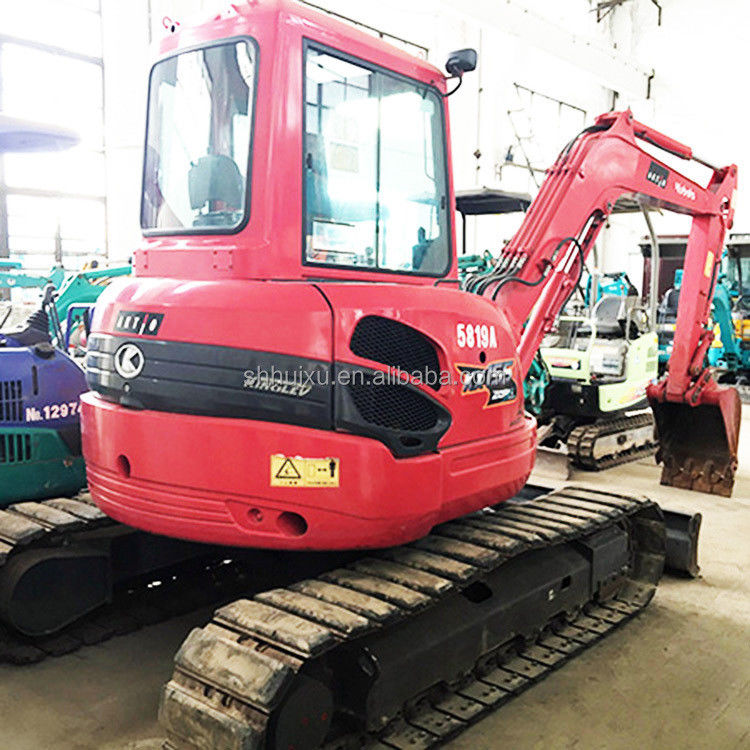 Gebruikte mini graafmachine Kubota55 Japanse oorsprong goedkope prijs/tweedehands hydraulische kruipmachine Graafmachine Kubota55 Hoogwaardige kwaliteit