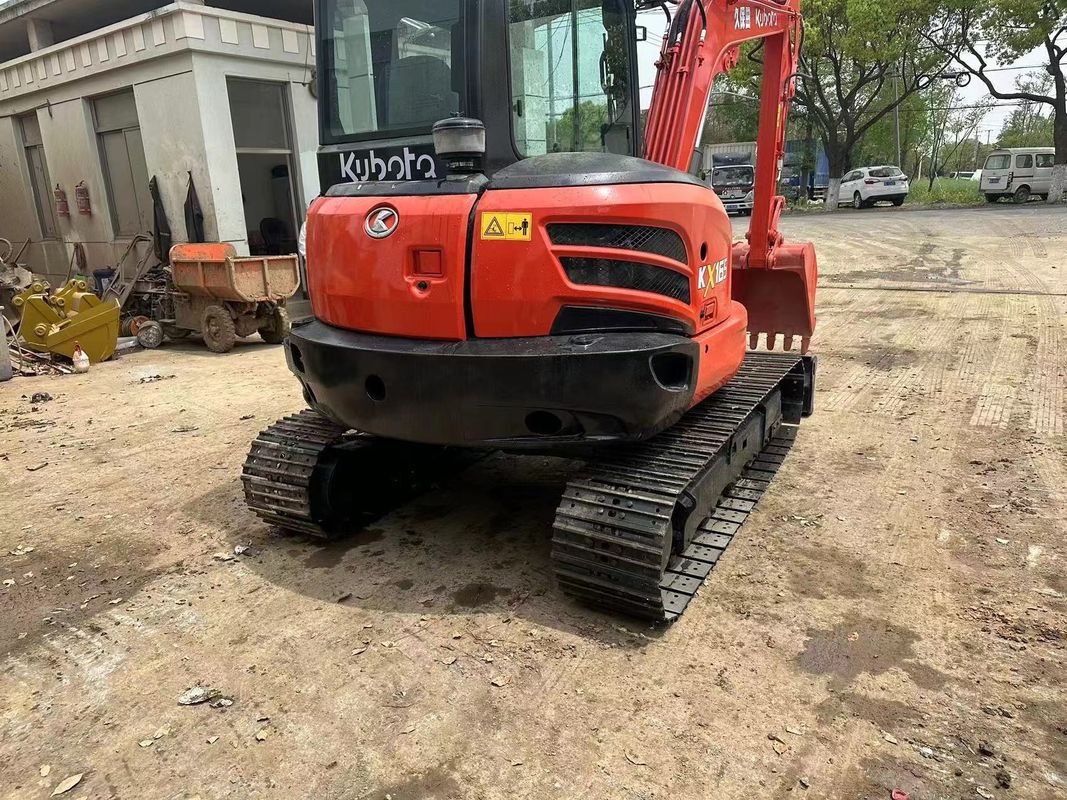 Gebruikte mini-graver Kubota165 Japanse oorsprong goedkope prijs/tweedehands hydraulische kruiper Graver Kubota165 Hoogwaardige kwaliteit