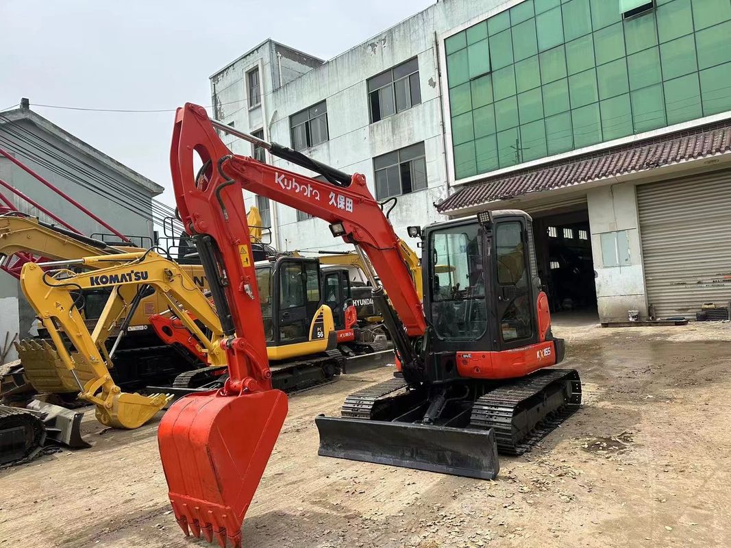 Gebruikte mini-graver Kubota165 Japanse oorsprong goedkope prijs/tweedehands hydraulische kruiper Graver Kubota165 Hoogwaardige kwaliteit
