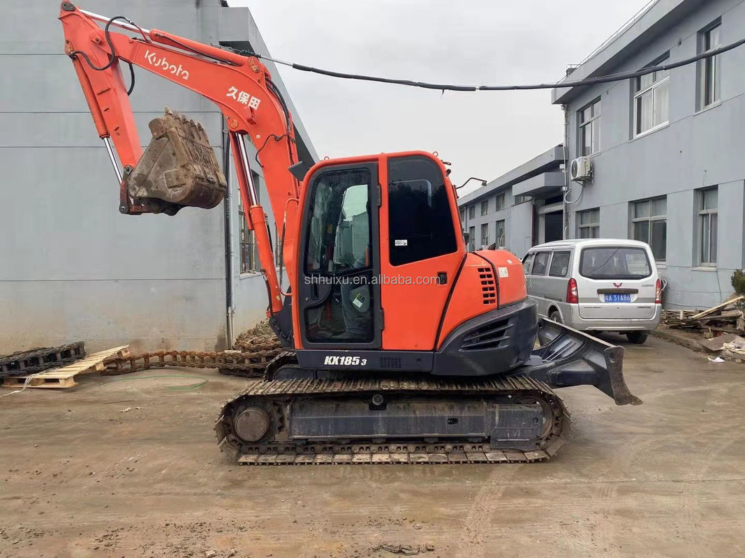 Hoogwaardige gebruikte mini graafmachine Kubota185 Japanse oorsprong goedkope prijs tweedehands hydraulische kruipgraver