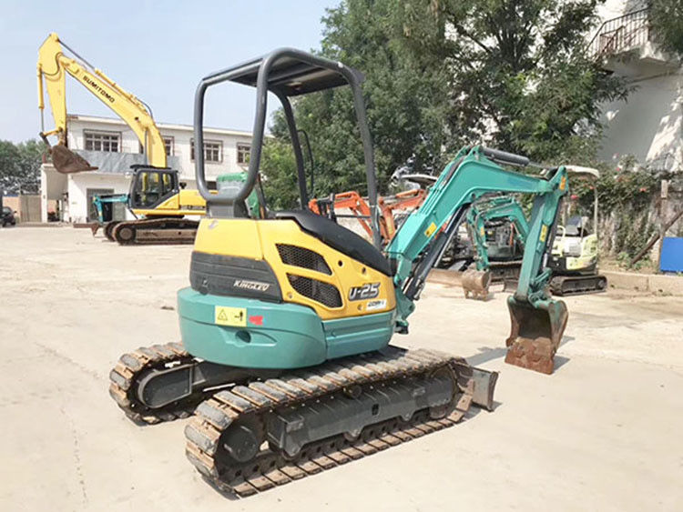 Gebruikelijke graafmachine KUBOTA25 KXU25/ tweedehands Japanse motor KUBOTA KX25 KX U25 25U