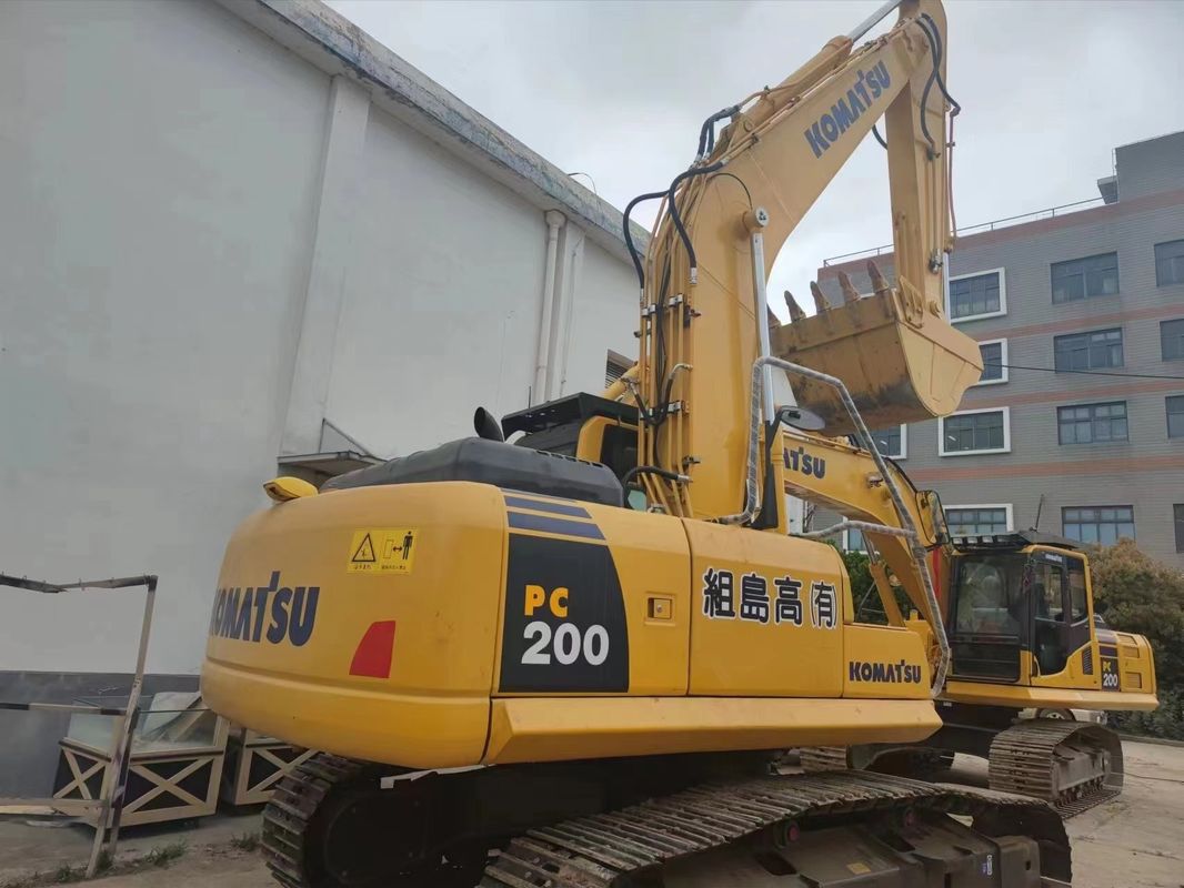 25.6TON Gebruikte komatsu PC 200 graafmachine/bijna nieuw/tweedehands komatsu PC 200-5 middelgrote graafmachine