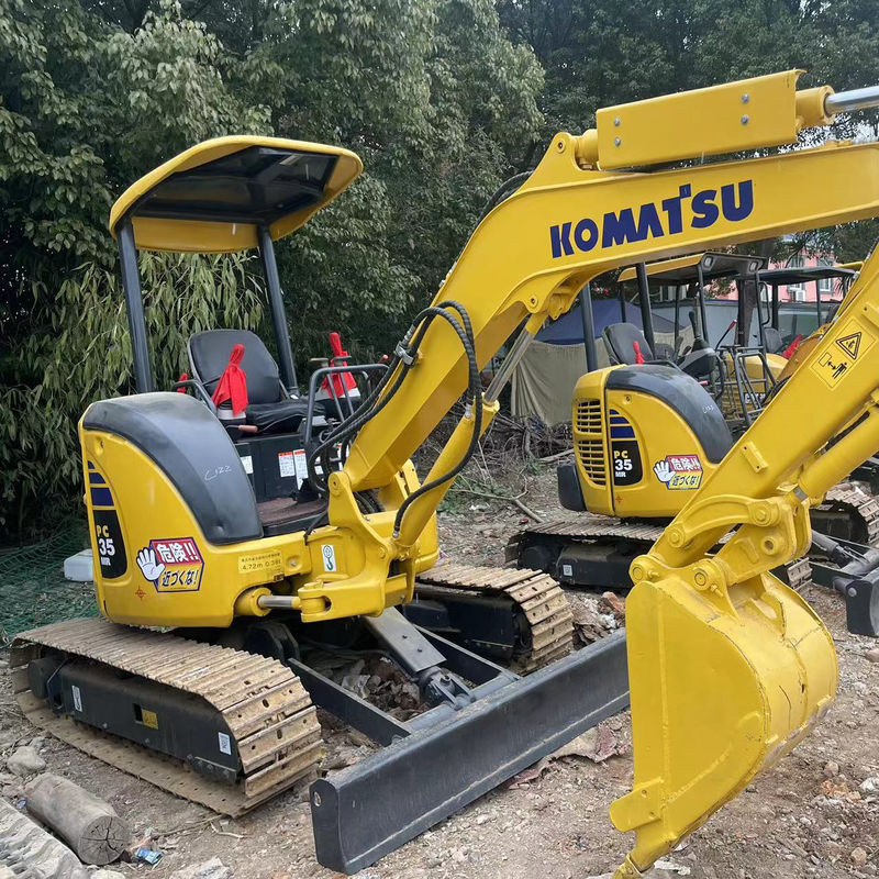 mini Japan Komatsu35 Gebruikte graafmachine voor binnenshuisgebruik graafmachine 3,5 ton gebruikte Japan graafmachine