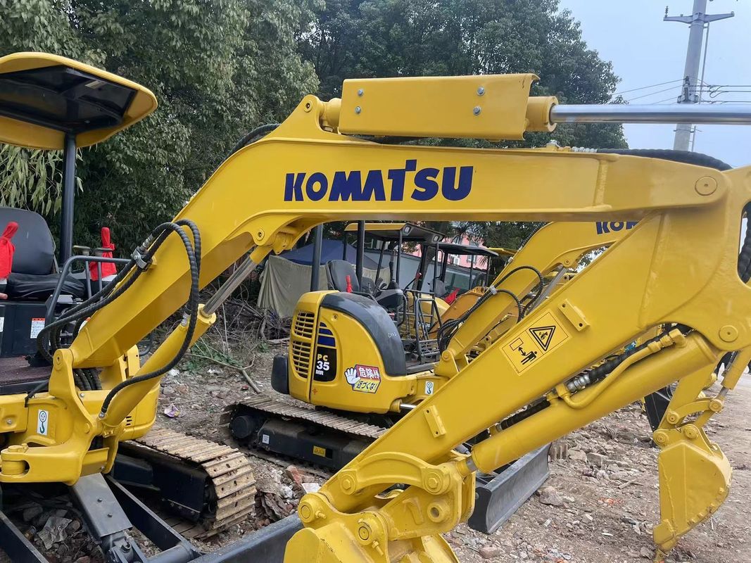 mini Japan Komatsu35 Gebruikte graafmachine voor binnenshuisgebruik graafmachine 3,5 ton gebruikte Japan graafmachine
