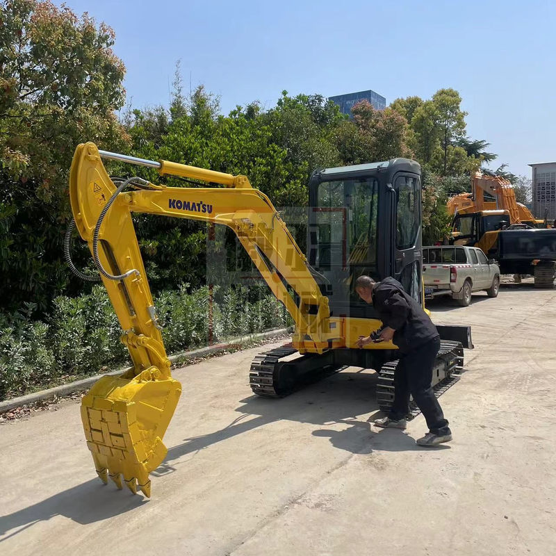 Gebruikte mini graafmachine Komatsu PC35 met cabine kleine graafmachine gebruikte machines mini graafmachine gebruikte tweedehands graafmachine te koop