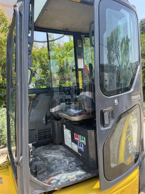 Gebruikte mini graafmachine Komatsu PC35 met cabine kleine graafmachine gebruikte machines mini graafmachine gebruikte tweedehands graafmachine te koop