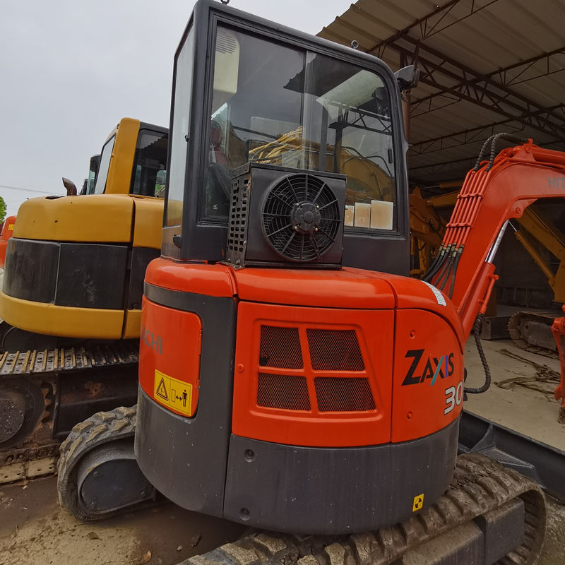 gebruikte Hitachi zx30U kruipgraver 3 ton mini zx30U graver met toebehoren hydraulische zx30U