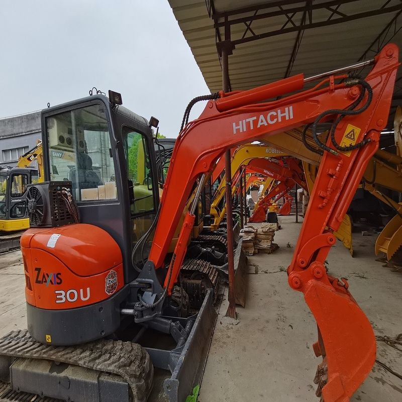 gebruikte Hitachi zx30U kruipgraver 3 ton mini zx30U graver met toebehoren hydraulische zx30U