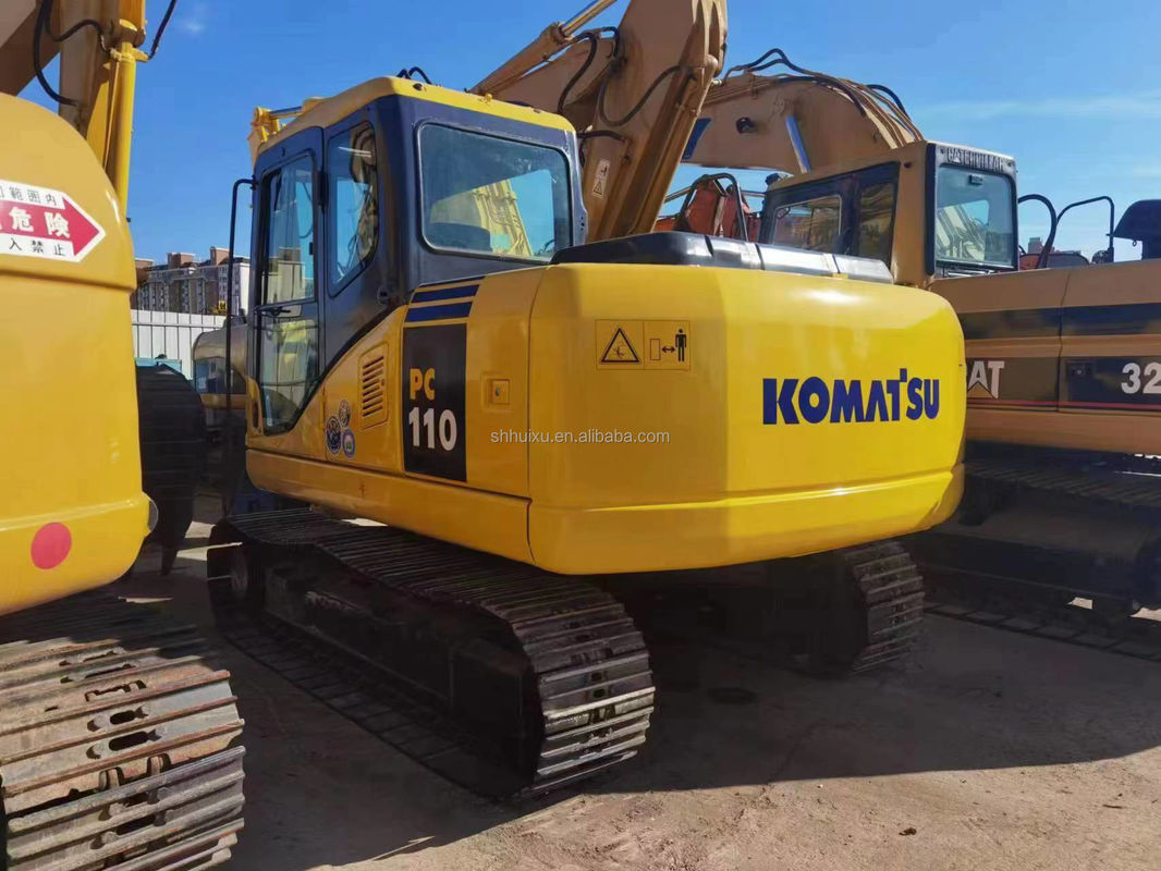 Handgebruikte aardegraver Komatsu PC110 gebruikte machines handgebruikte postgatgravers tweedehands gravers te koop